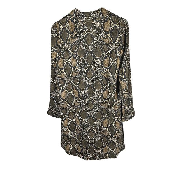 Kobi Halperin Leah Notched Lapel Jacket Snake Print Size XS - Picture 2 of 10